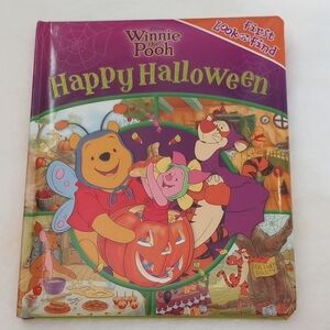 Disney Winnie the Pooh Happy Halloween Book - Childs First Look & Find Book